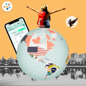 mobile data tourists USA Canada Mexico