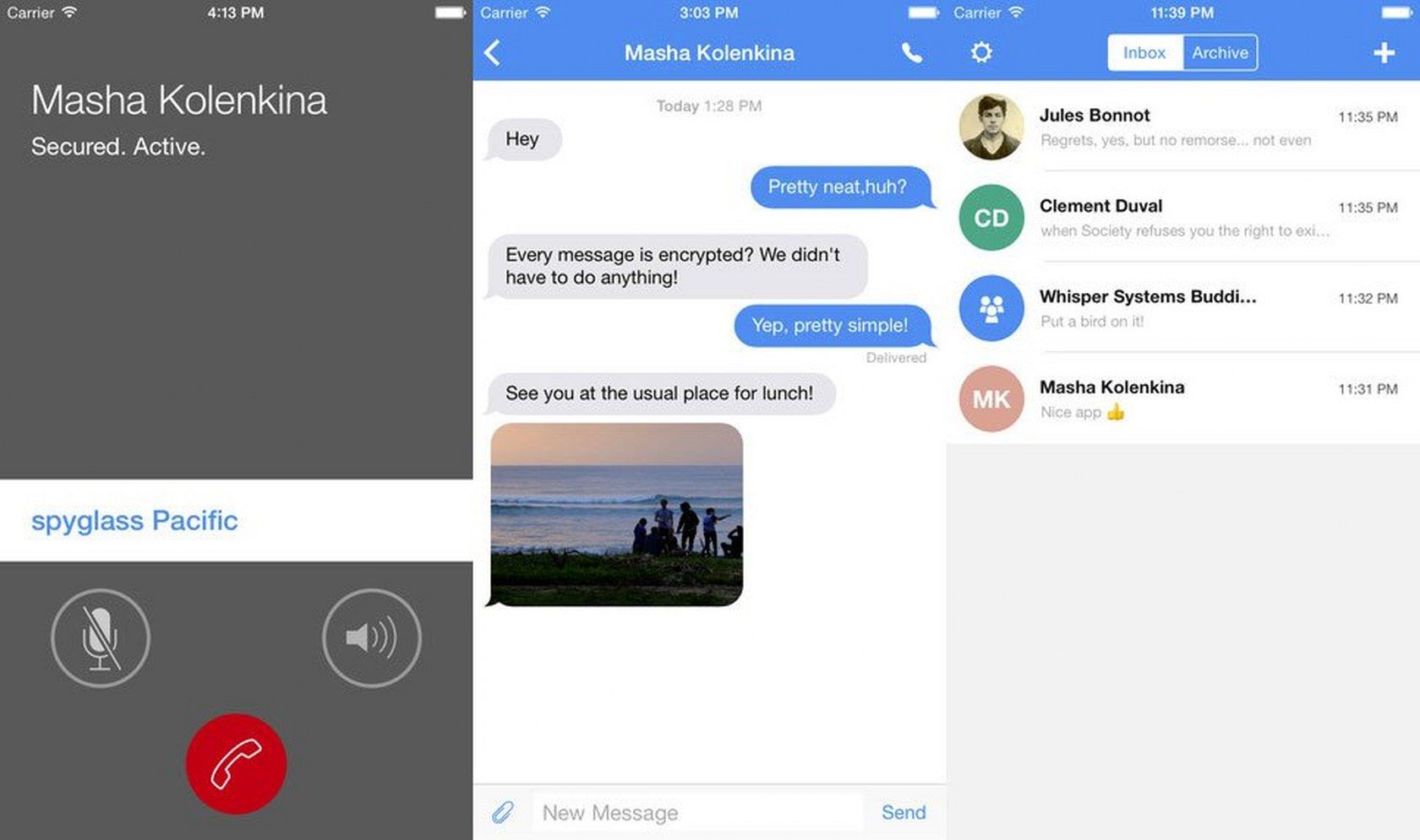 All about Signal encryption BNESIM