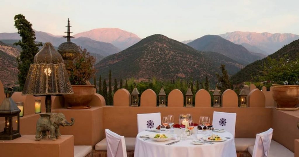 What a stunning view for dinner! Accommodations like these are to be found all…