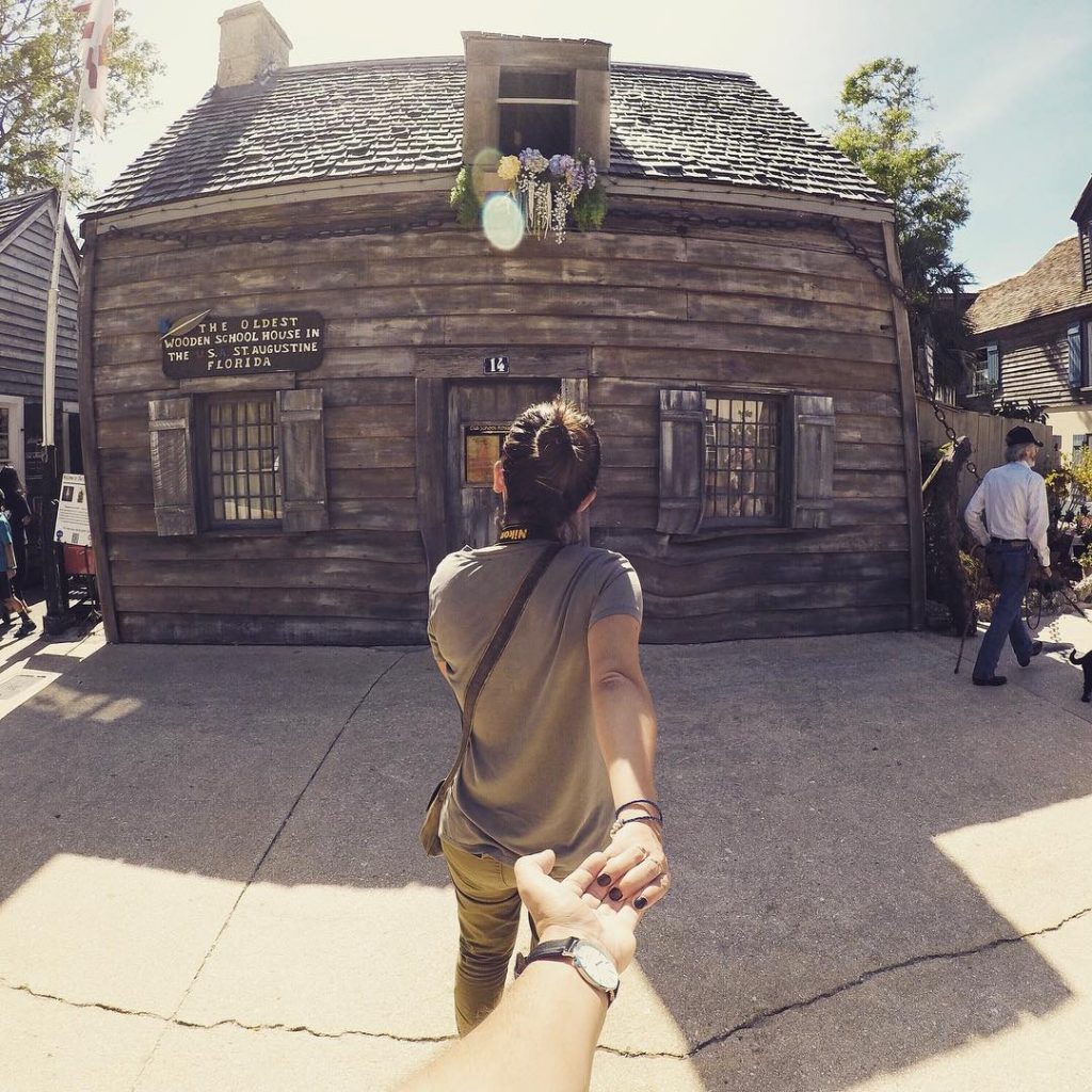 #followmeto the oldest school house in the country ???????? #labluekombi #sanagustin #gopro #visitflorida #danielwellington