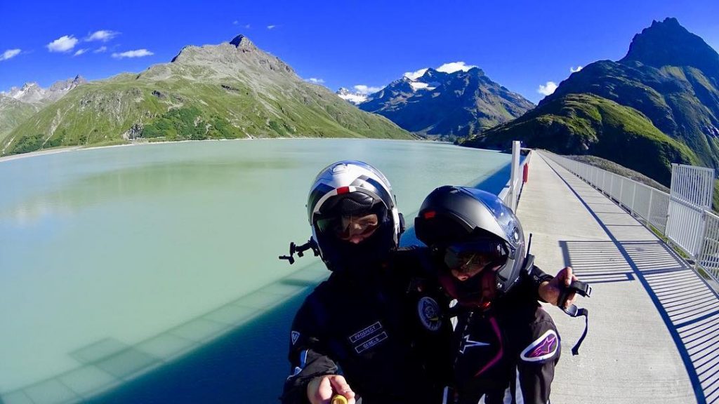 Austria???????? #silvrettastausee #stausee #austria #2017 #memories #alps #mountains #motorcycle #twowheels #motorcycletrip #yamaha #mt09tracer #mementomoriclub&hellip;