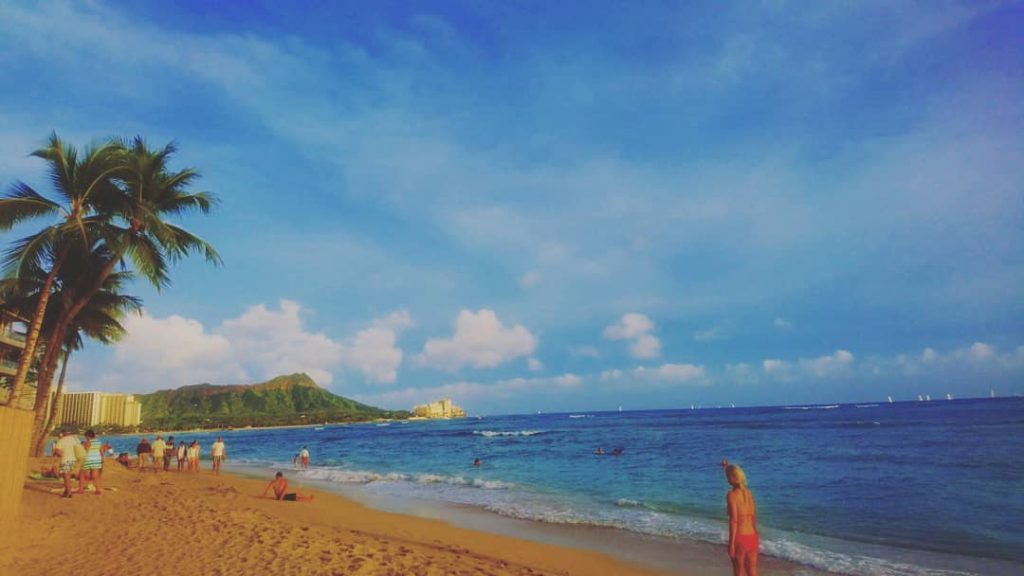 ー Hawaii life ー サンセット前にお散歩した時。 何が好きかというと、 Diamond Headの緑色 #hawaii #oahu #honolulu #waikiki #hawaiilife #diamondhead&hellip;