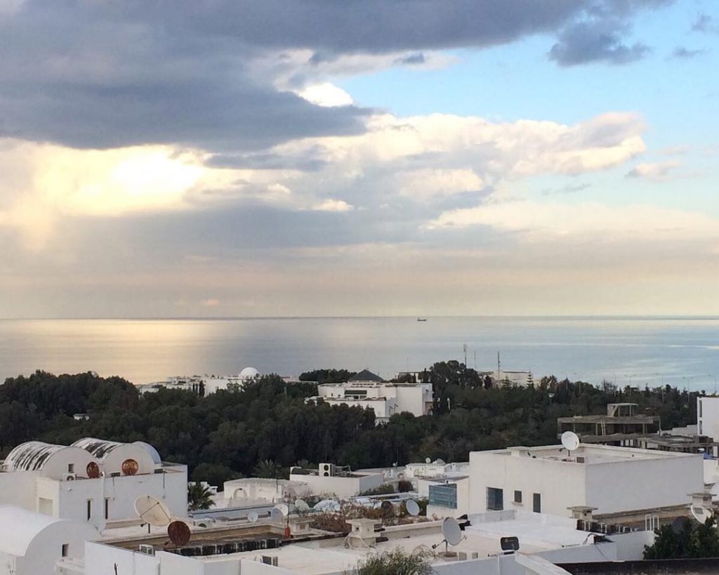 The calme before the . . . #tunis #tunisia #gamarth #sea #seaview #storm #&hellip;