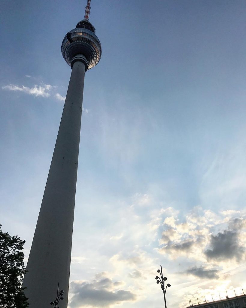 Berliner Fernsehturm. Amazing views of Berlin from the top of this. ???????? • •…