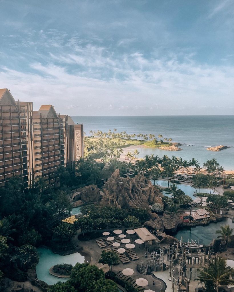 For the second half of our honeymoon we stayed at Aulani in Ko’Olina, HI…