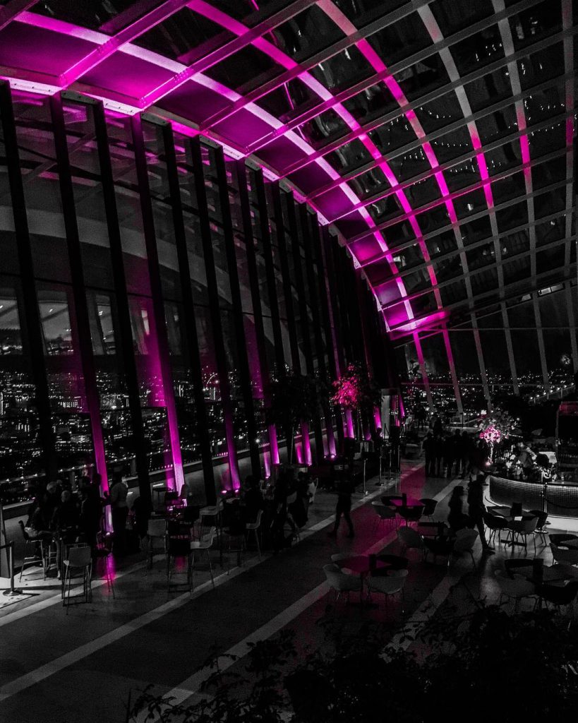 Sky Pod Bar • The beautiful colors of the Sky Pod Bar. The Bar…