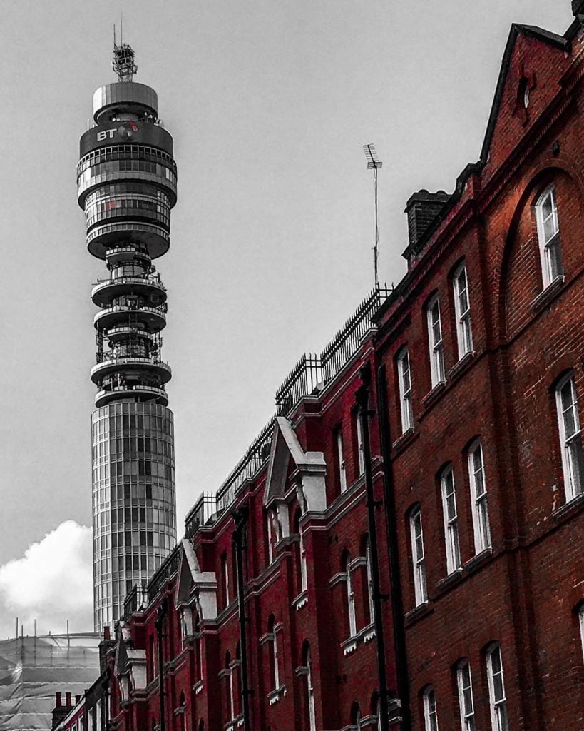 BT Tower ️ • At 189 metres high, the Post Office Tower literally towered…