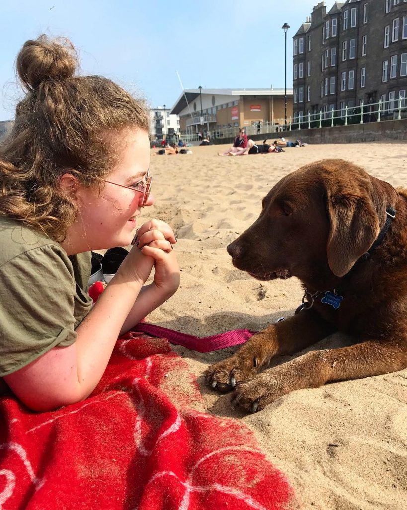 The best thing about being at home is this girl and my pals aren’t…