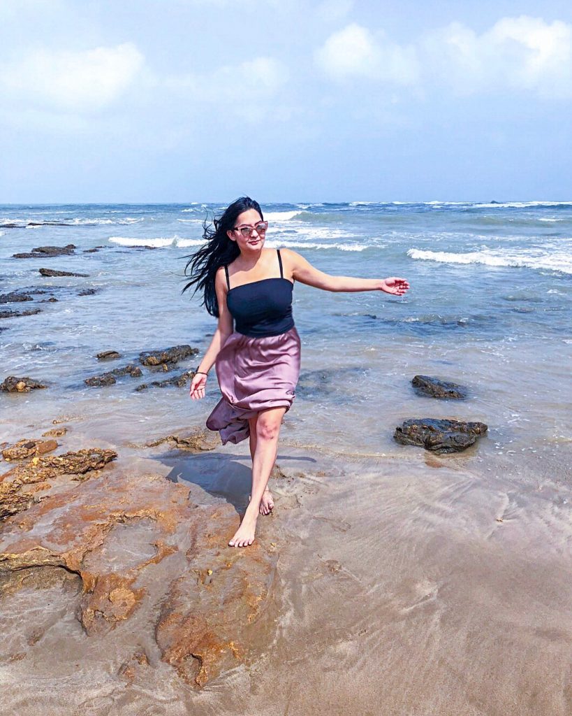 Leaving my footprints on the shores of the Arabian Sea