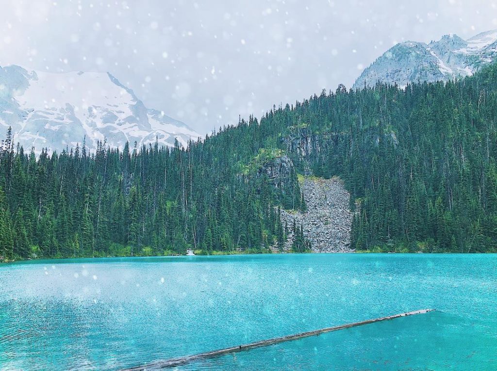 Joffre lake 真的很值得去一趟，冰河融化後的湖水，翠綠且刺骨。 Joffre lake is one of the best travel spots must go&hellip;