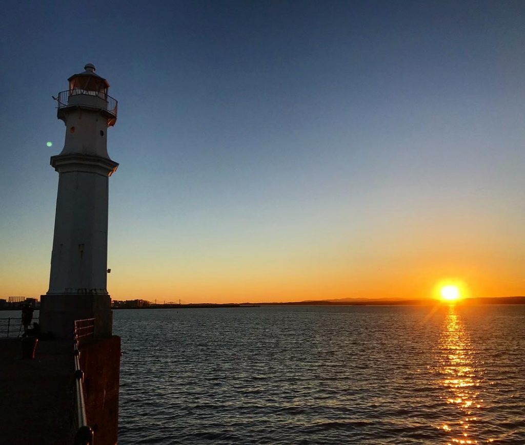 Sunsets with new friends in a new place- thanks scotland for looking beautiful for&hellip;