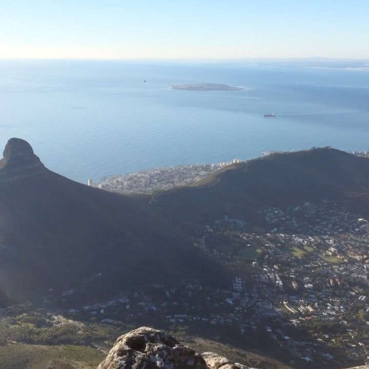 Table Mountain > Studying #tablemountain . . . . . #travel #gopro #ocean #adventure…