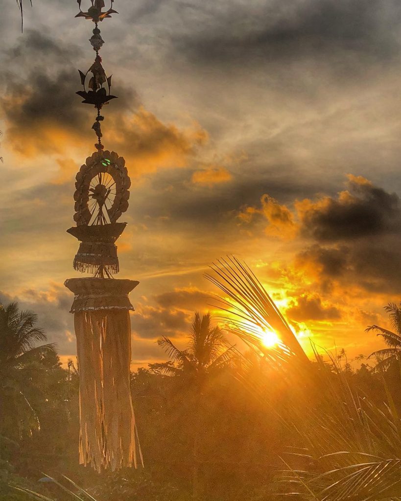 .Penjor are tall tapered poles made from bamboo and placed outside Balinese Hindu&hellip;
