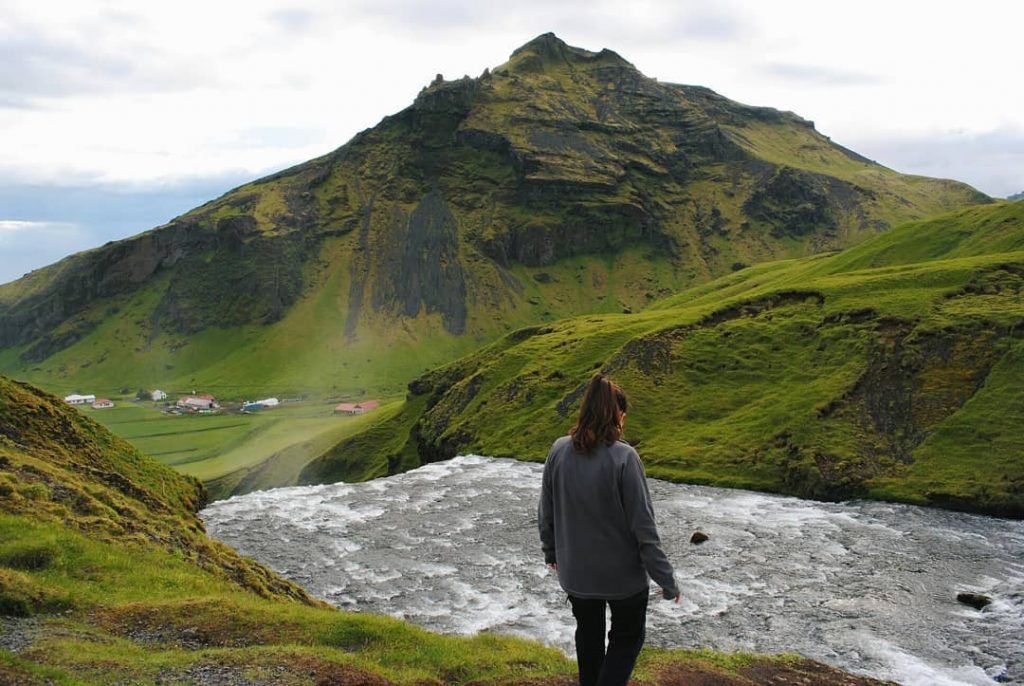 Skógafoss Well worth the climbing to see the waterfall from above. . . .…