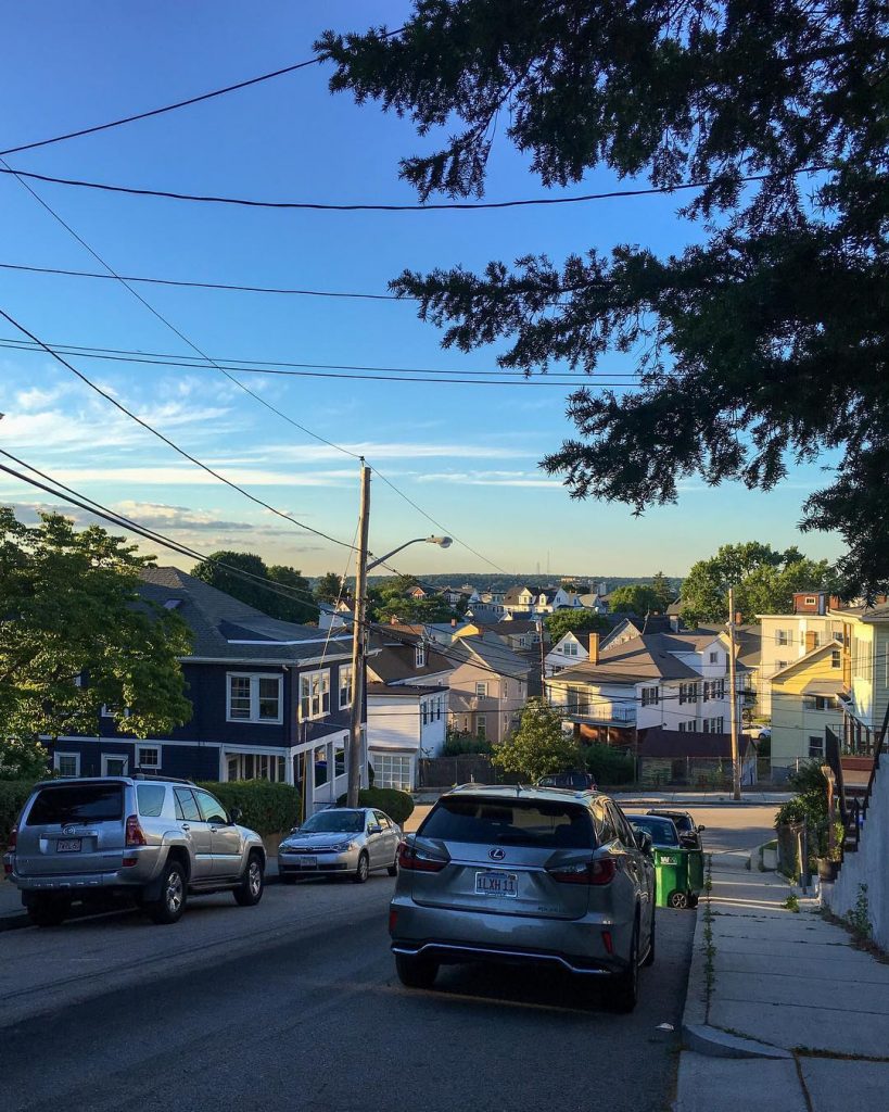 An extremely ordinary Boston ???? • This is the street just behind my house,…