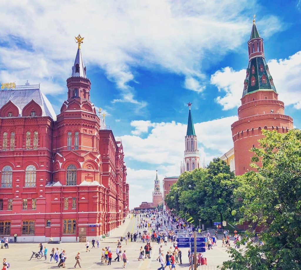 Red Square, in all its splendor. La Plaza Roja en todo su splendor