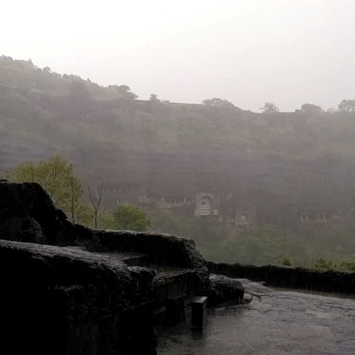 After all day sunshine we got caught in the monsoon rain, the effect was&hellip;