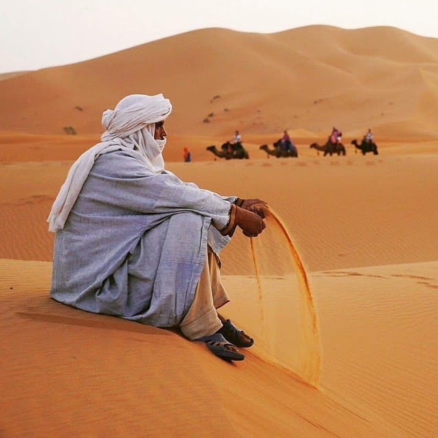 Moroccan legend says that the Erg Chebbi sand dunes were sent as a punishment…