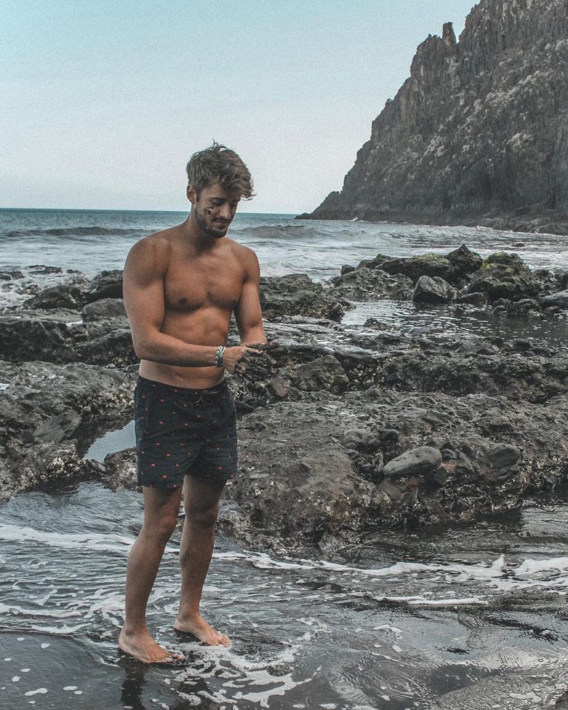 Like a kid with his new toy – [Black sand beach]