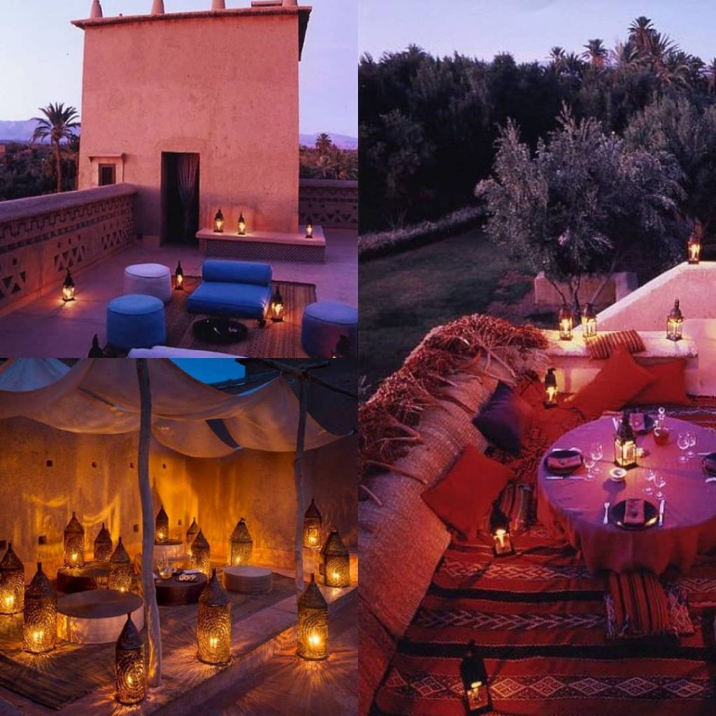 On the fringes of the Moroccan desert, shaded by the palms, lies Dar Ahlam.…