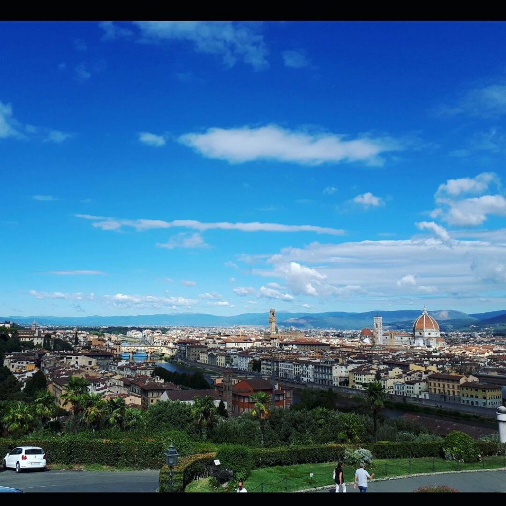 Day #me #florence #weekend #view #piazzalemichelangelo #church #funnyface #breakfast #l4l #l4f #f4f #f4l #italiangirl…