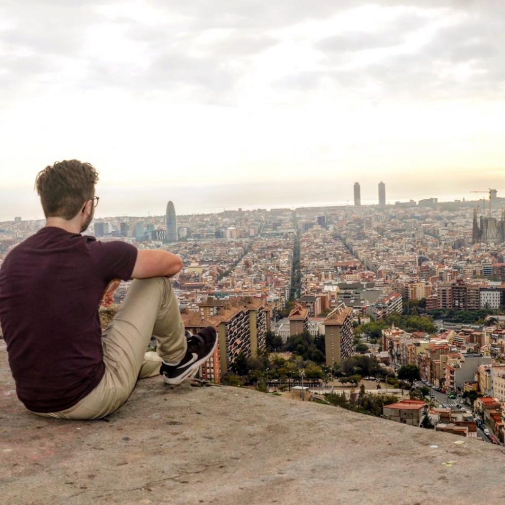 Barcelona, Spain . Come and visit the ‘secret’ spot at the old bunkers above…