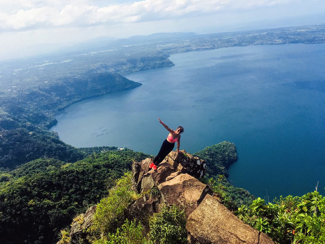 The many poses at a #cliff of a #mountain. Focus on the good things ...