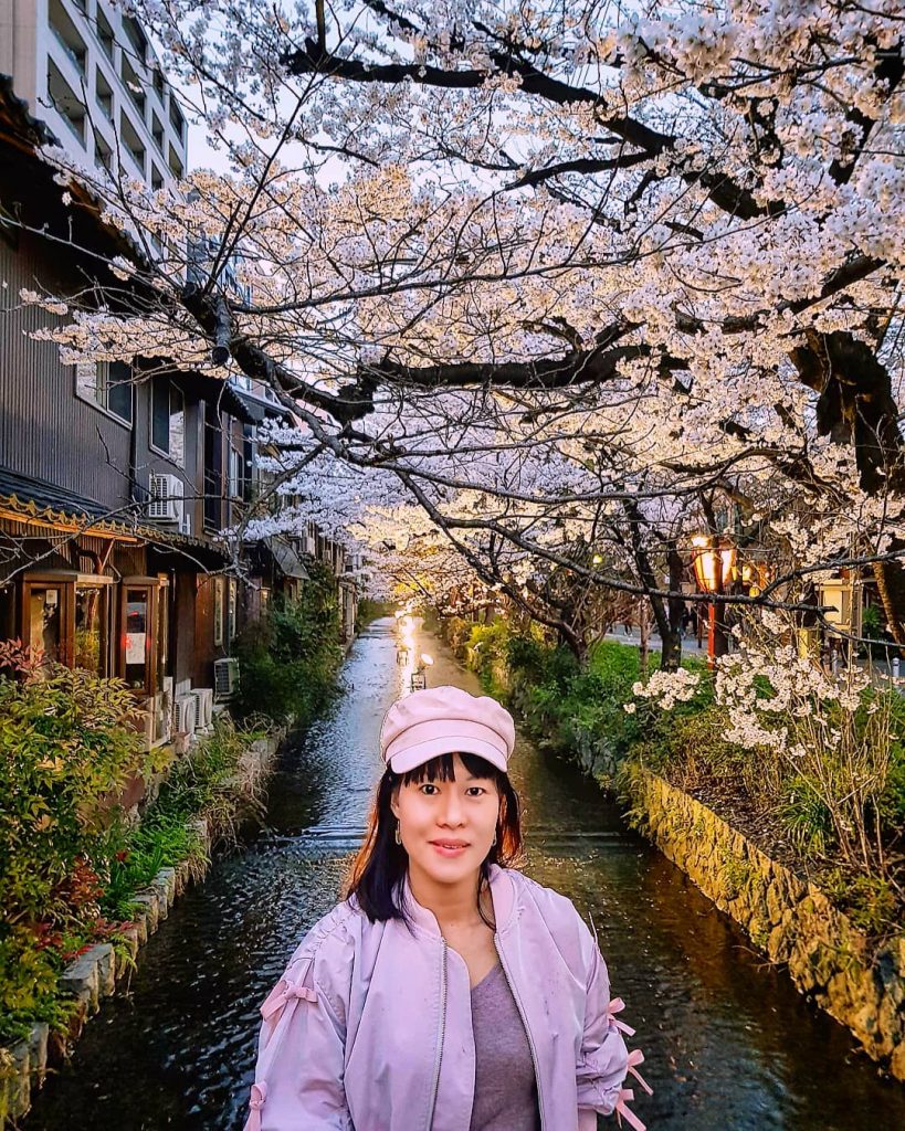 Happy Tuesday from this cherry blossom lined canal somewhere in Kyoto ( sorry for…