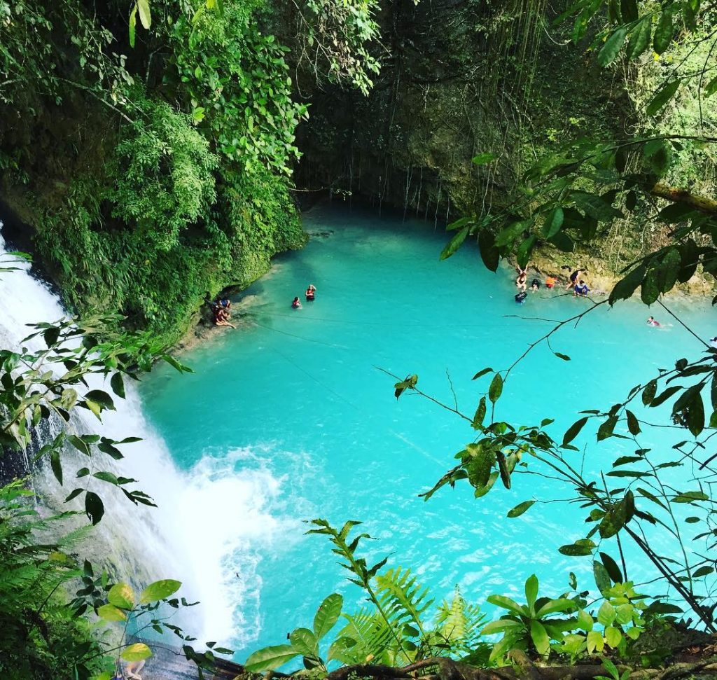 One, two, three … jump! • Kawasan falls – one of the most beautiful…