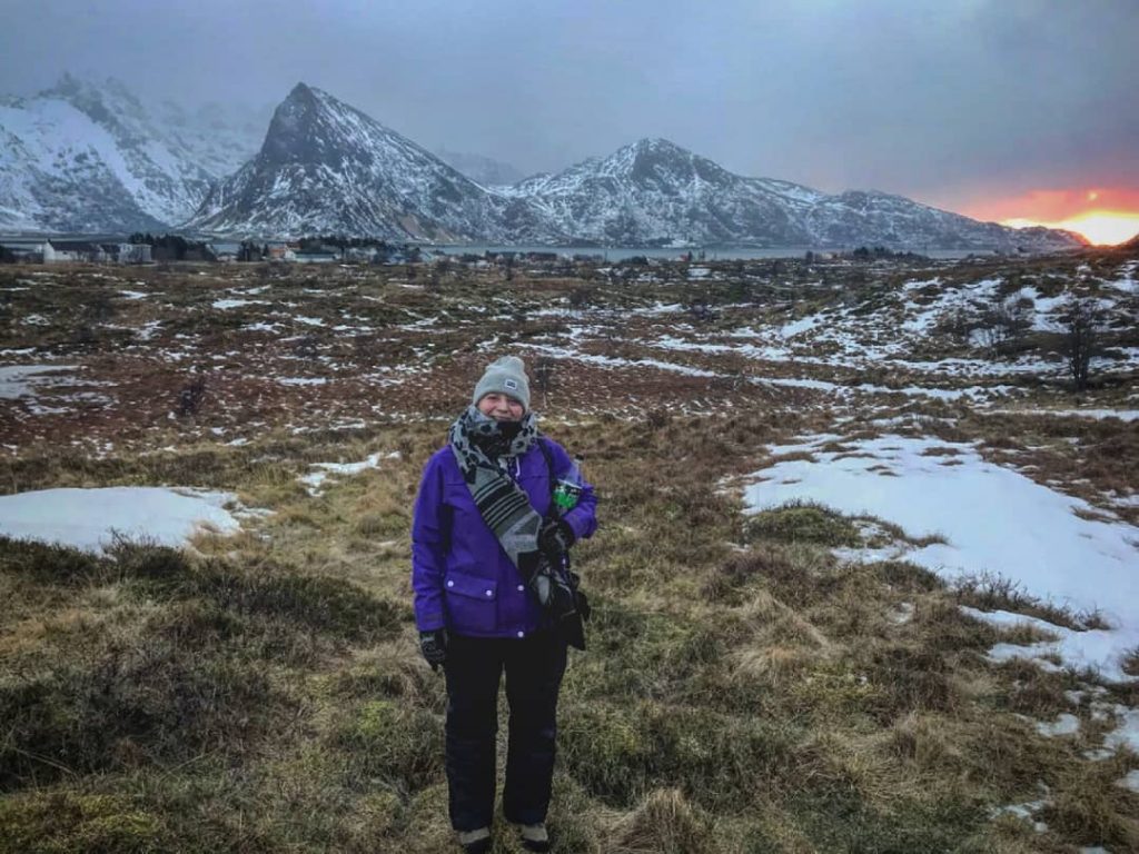 Hiking at the Lofoten islands with my sprite bottle This was in January, we&hellip;