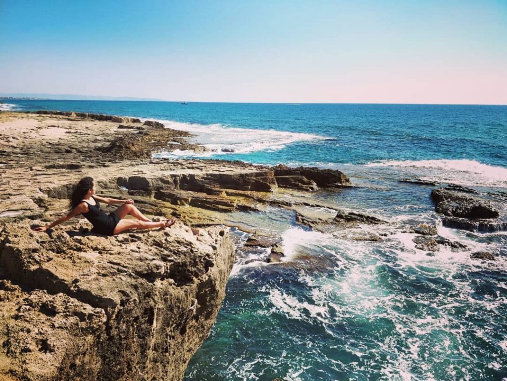 I pensieri sono come il Border Israel????????/????????Lebanon #roshhanikra #sea #mare #myisrael #israel #Asia #rock…