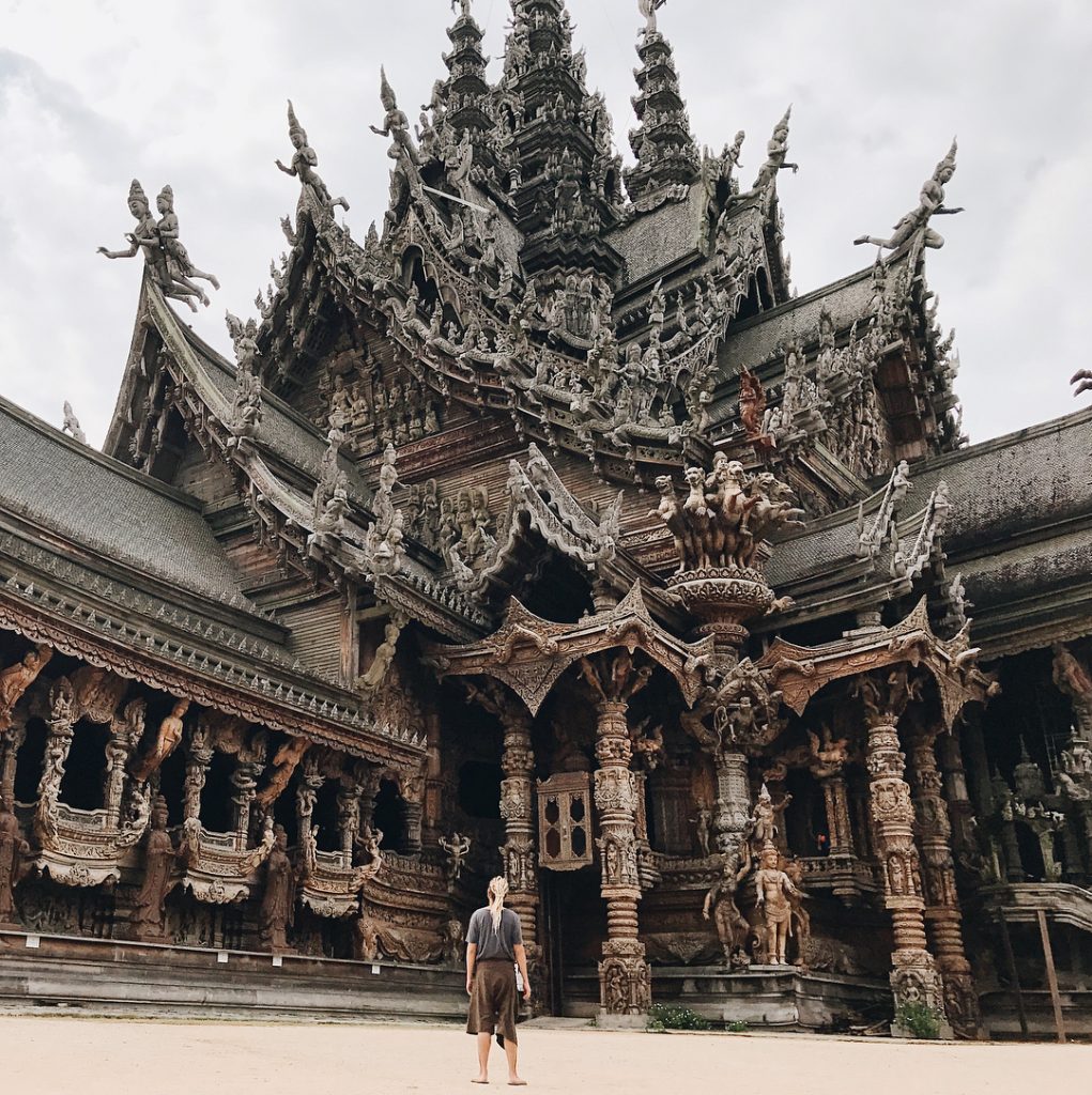 #SanctuaryofTruth is a mega wooden temple with the most exquisite wooden carvings you would&hellip;