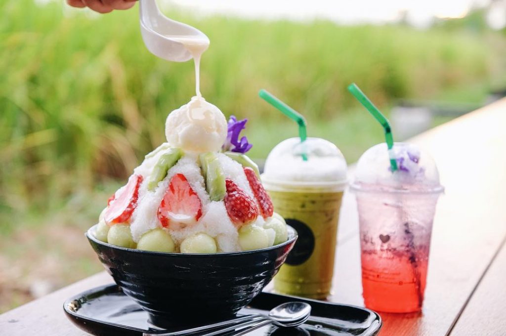 บิงซูบ้านนา ️ @ #reviewkanchanaburi #รีวิวกาญจนบุรี #adayinthailand