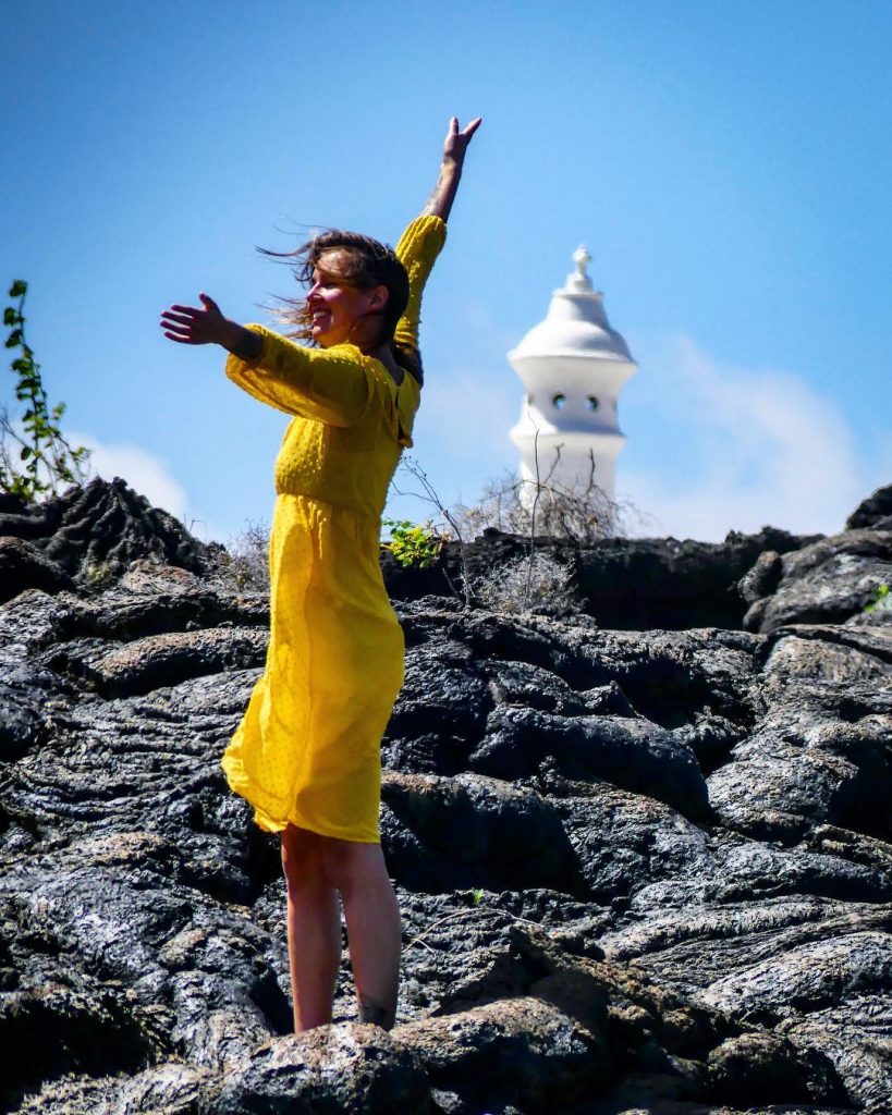 Auf den gehärteten Lavafeldern zu laufen und zu klettern fühlt sich an, als wäre&hellip;