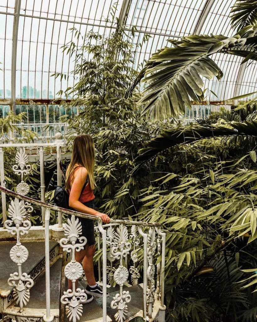 Trying to look all nice and elegant on the stairs when you visit Kew&hellip;