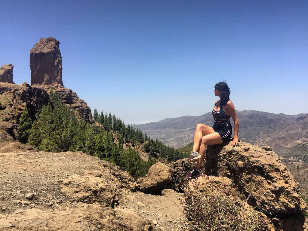 Roque Nublo, Canary Islands #girlsdreamtravel #traveldreamseekers #iamtb #speechlessplaces #damestravel #canaryisland #travellikeagirl #wearetravelgirls #ig_lpavisit #canaryislands…