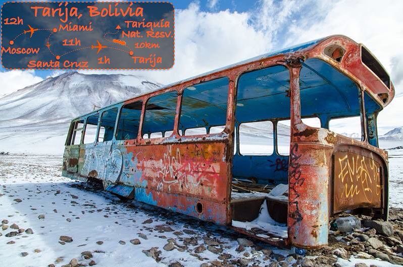 “Magic bus near the national reserve” (PC: @wellkangtoworld ) #travelinfographics #bolivia #tarija #southamerica #bnesimppl&hellip;