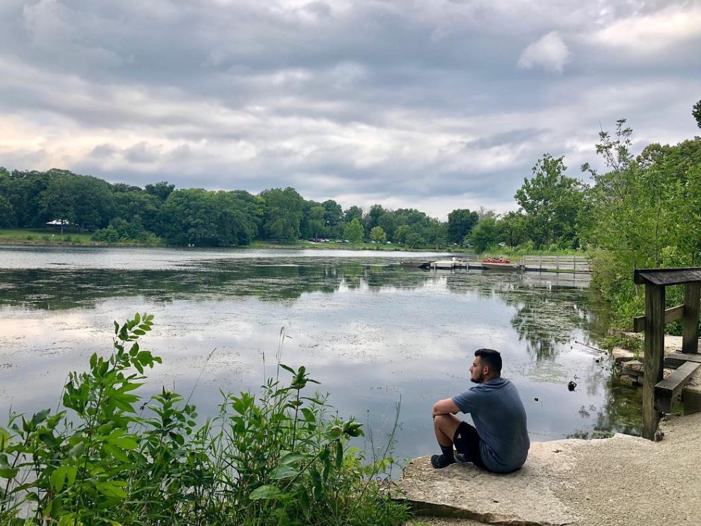 Chilling out by the . : ©BigDigitalArt 2018 . #Wheaton #Illinois #lake #forest #shareyoursuburb&hellip;