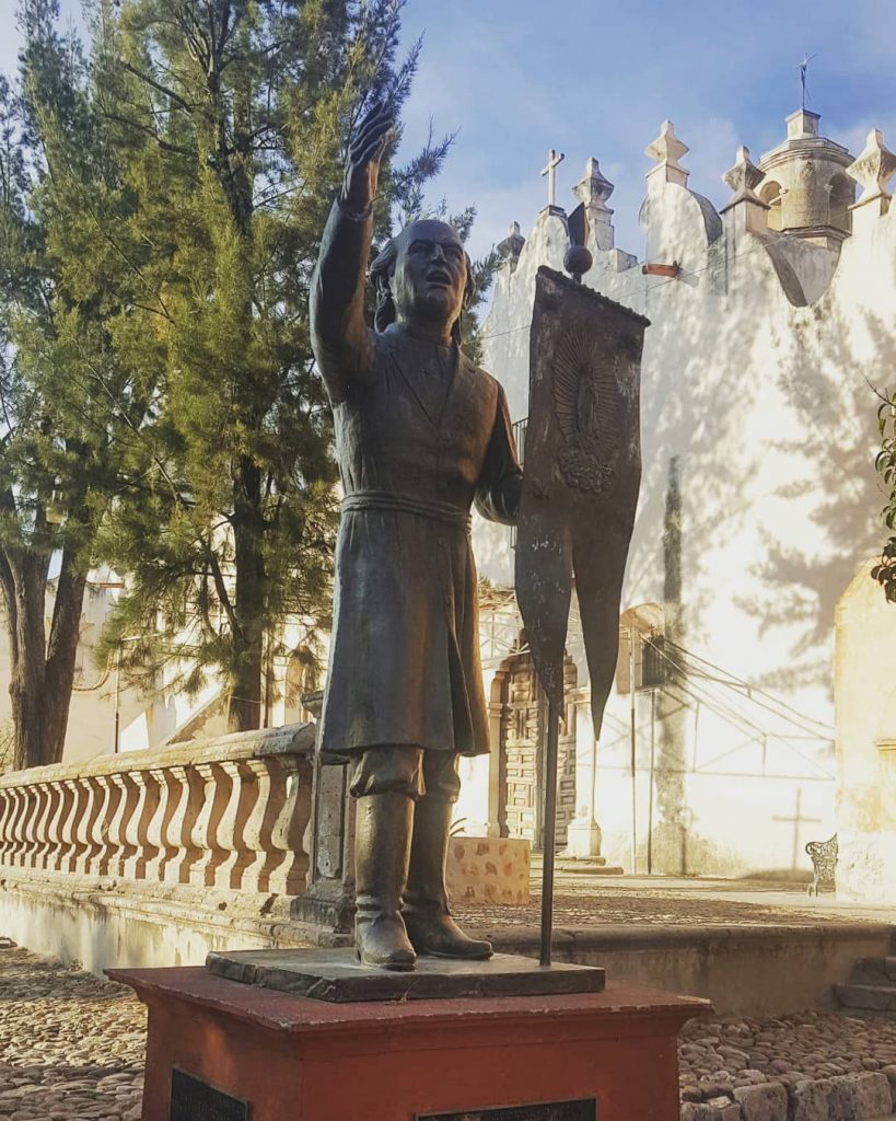 Pedazote de la historia de México. Donde Miguel Hidalgo obtuvo el “Estandarte de la…