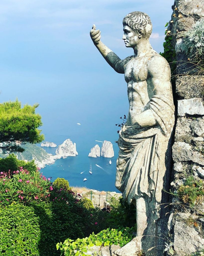 Capri … Faraglioni, is the three iconic spurs of rock which rise up out…