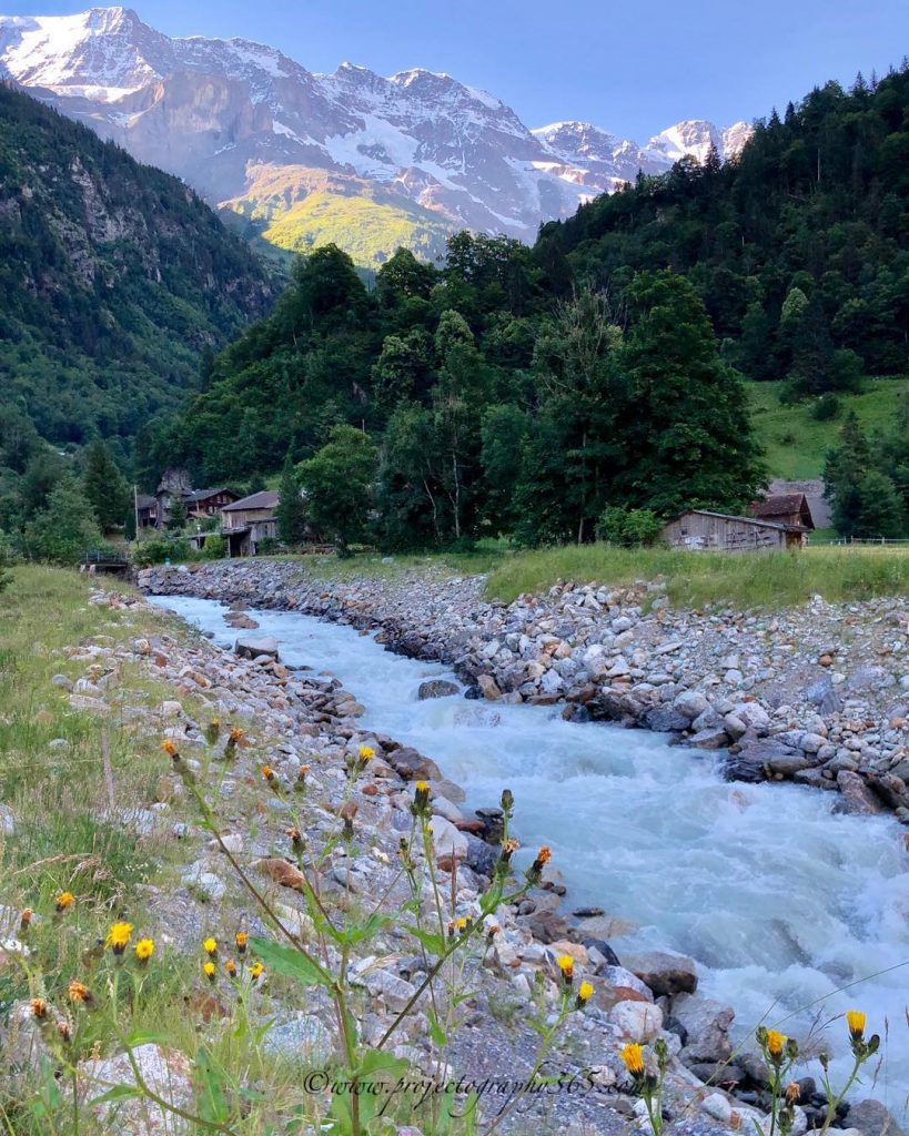 Day 275: Evenings like this right outside our chalet The sound of water, mountain…