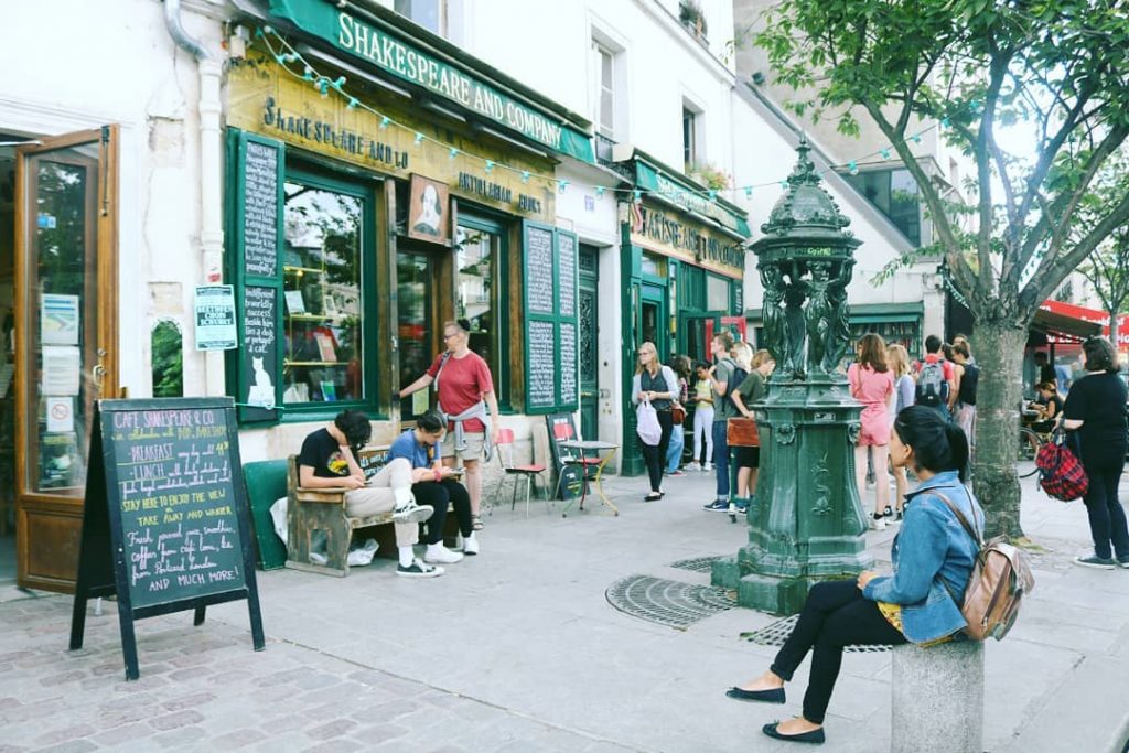 Shakespear & Company is a old famous traditional bookstore located on the left bank&hellip;