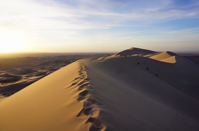 Highest dune In the heart of Gobi desert. Feeling so lucky to get to…