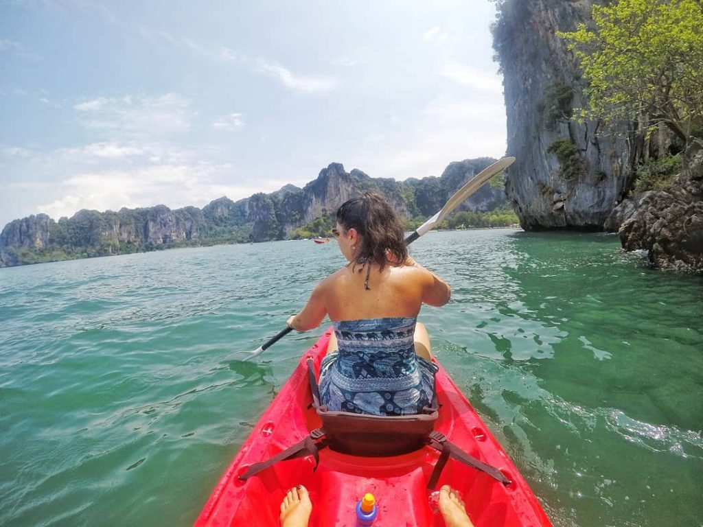 Kayaking at Railey Beach‍️ . . . . . . . #thailand #phuket #iamtb&hellip;