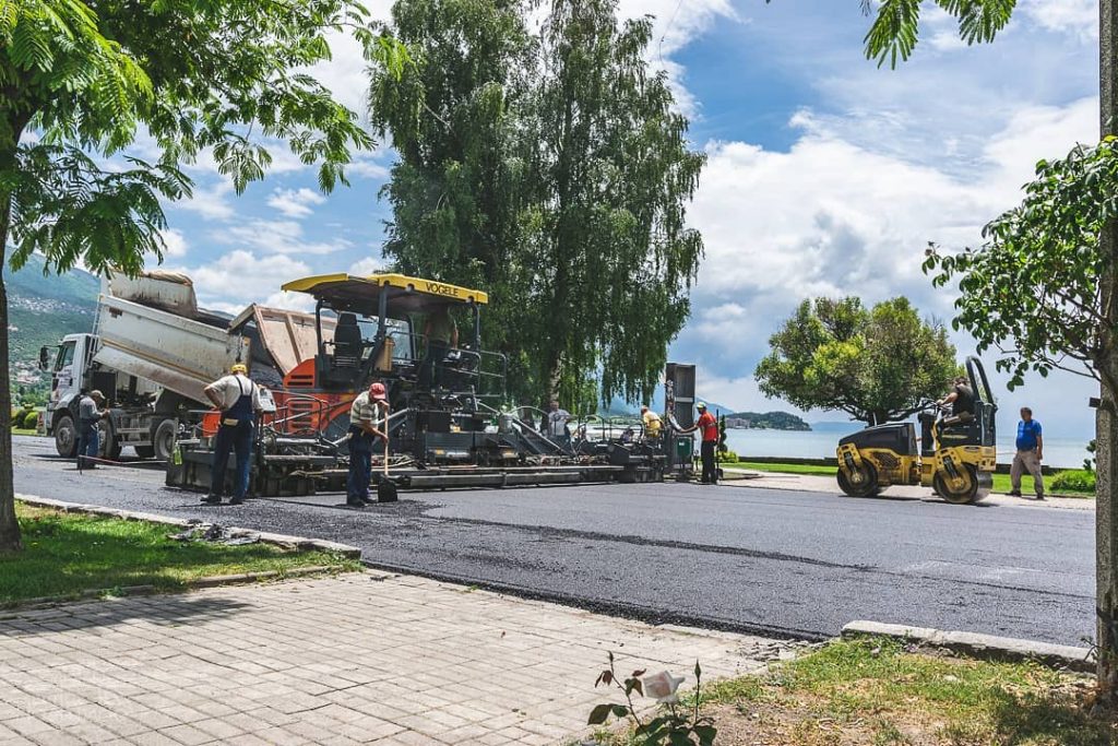 These men are building new a road in the centre of Ohrid Macedonia,&hellip;