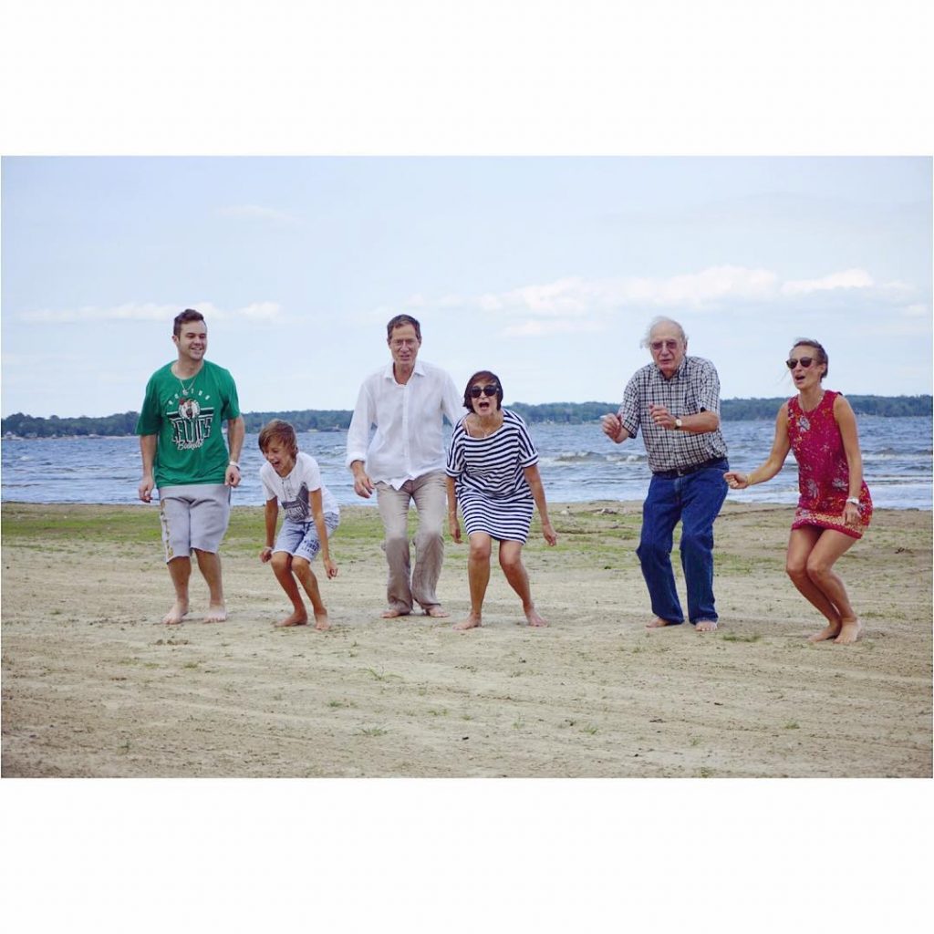 We were counting to jump in unison but we look like we’re all trying&hellip;