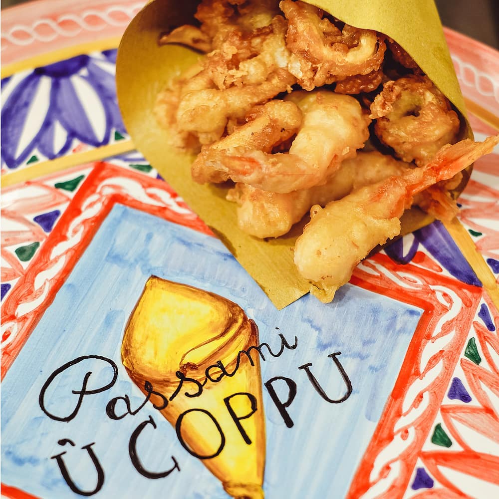 Shrimps and squidd, sicily ???????? best food in the world ️ #palermo #streetfood #foodporn&hellip;