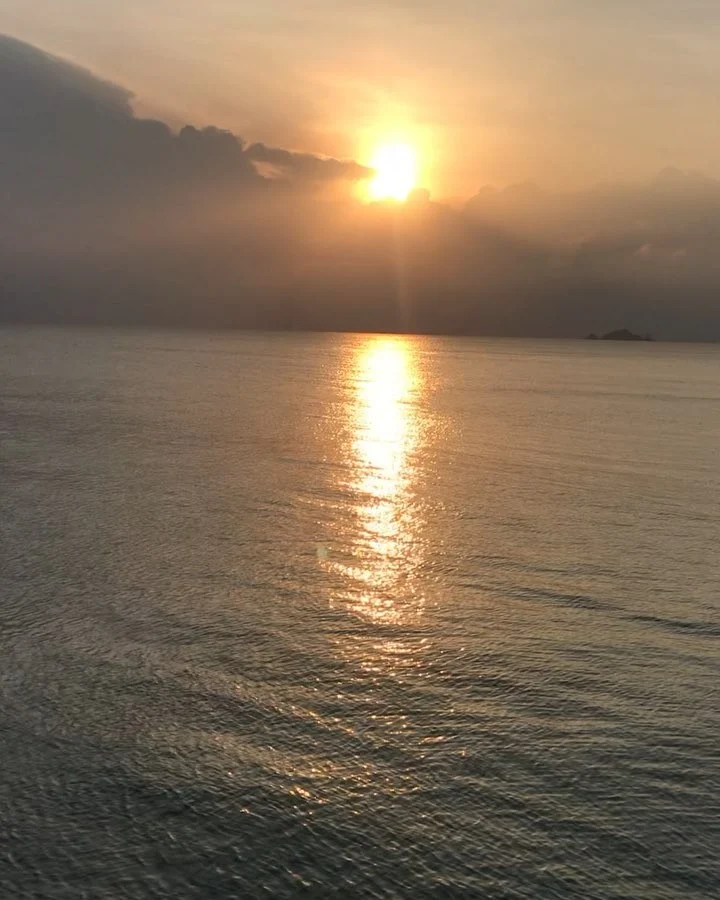 Island sunset