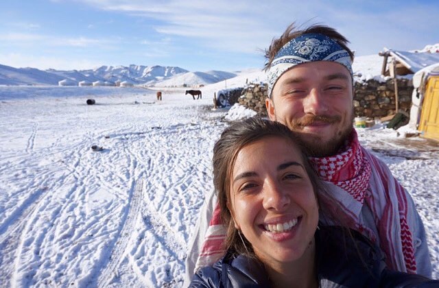 Weak up in the morning and find out in desert snow sometimes! . .&hellip;