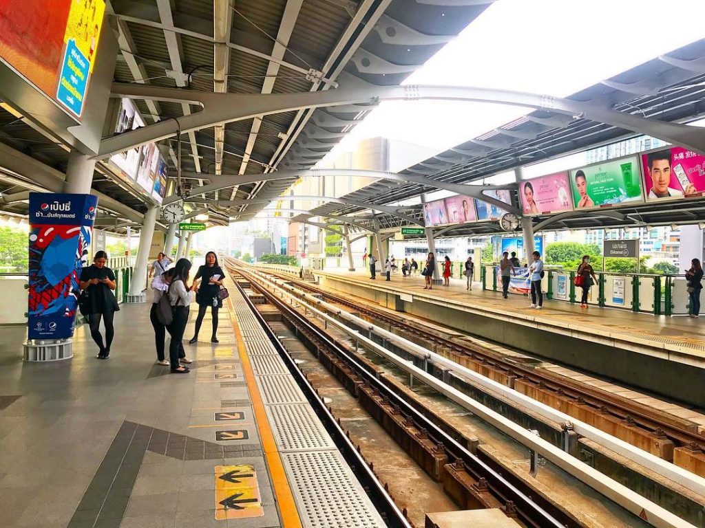 The BTS Skytrains just appear – No timetable needed . . . . .&hellip;